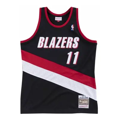 Mitchell & Ness Portland Trail Blazers #11 Arvydas Sabonis Swingman Jersey black