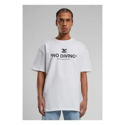 Mr. Tee No Diving Heavy Oversize Tee white