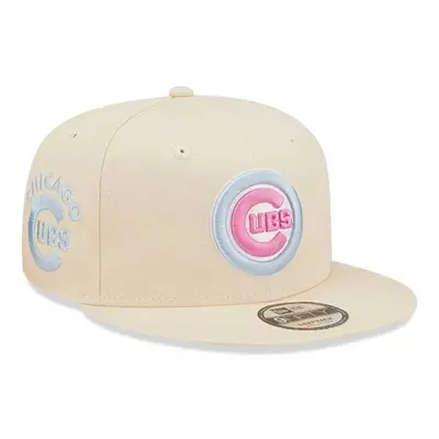 sapka New Era 9FIFTY MLB Pastel Patch Chicago Cubs Cream Beige snapback cap