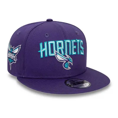 sapka New Era 9FIFTY NBA Patch Charlotte Hornets Purple snapback cap