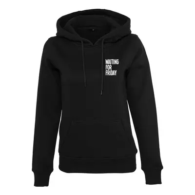 Mr. Tee Ladies Waiting For Friday Hoody black