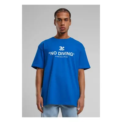 Mr. Tee No Diving Heavy Oversize Tee cobalt blue