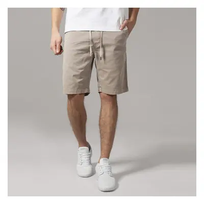 Urban Classics Stretch Twill Joggshorts sand