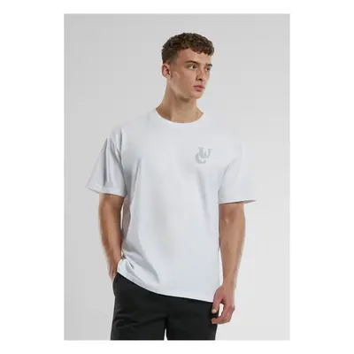 Urban Classics UC Weavy Logo Heavy Oversized Tee white