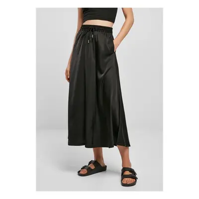 Urban Classics Ladies Satin Midi Skirt black