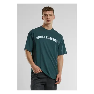 Urban Classics UC College Logo Tall Tee bottlegreen