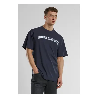 Urban Classics UC College Logo Tall Tee navy