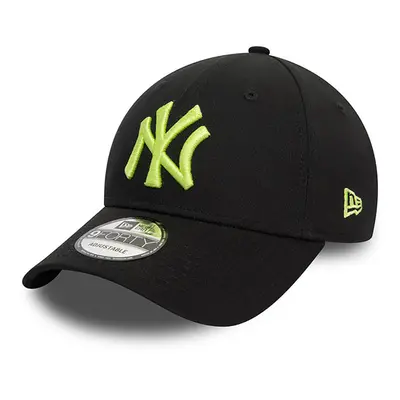 Sapka New Era 9FORTY MLB League Essential NY Yankees Black Neon Green adjustable cap