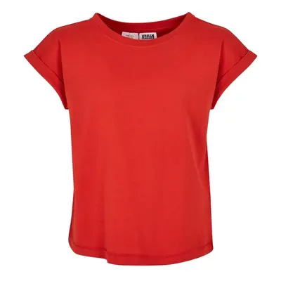 Urban Classics Girls Organic Extended Shoulder Tee hugered