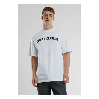 Urban Classics UC College Logo Tall Tee white