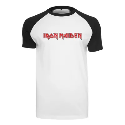 Mr. Tee Iron Maiden Logo Baseball Tee black