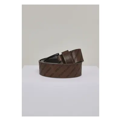 Urban Classics Allover Logo Belt brown