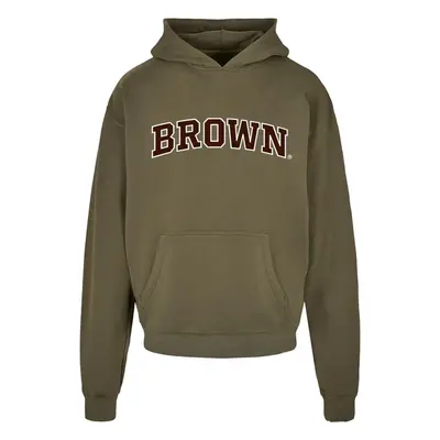 Urban Classics Brown University - Script Ultra Heavy Hoody olive