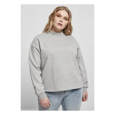 Urban Classics Ladies Oversized High Neck Crew grey