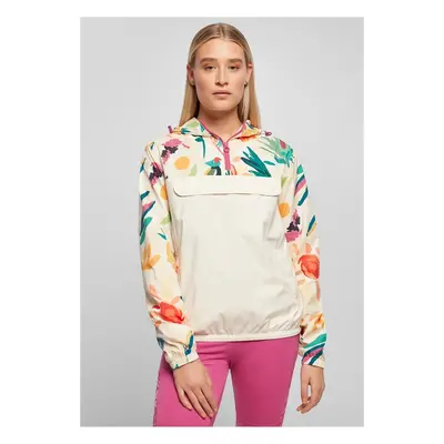 Urban Classics Ladies Mixed Pull Over Jacket whitesandfruity