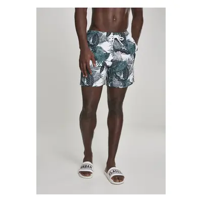 Urban Classics Pattern?Swim Shorts palm leaves