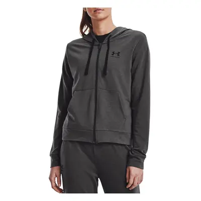 Under Armour Rival Terry FZ Hoodie-GRY