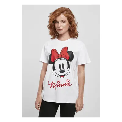 Mr. Tee Ladies Minnie Mouse Tee white