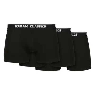 Urban Classics Organic Boxer Shorts 3-Pack black+black+black