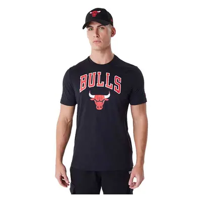 Férfi póló New Era NBA Team Chicago Bulls Regular T-shirt Black