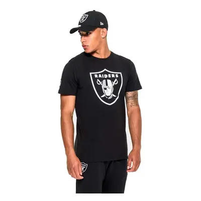 Férfi póló New Era NFL Team Logo Las Vegas Raiders T-shirt Black