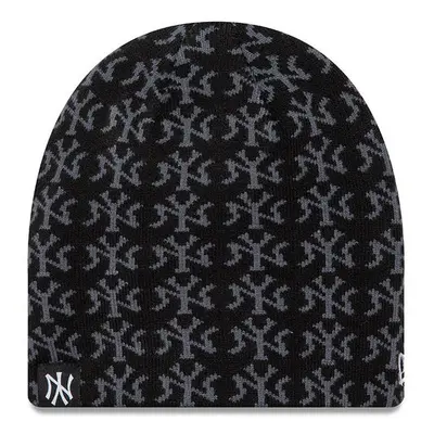 Téli Sapka New Era MLB Jacquard Skull Beanie NY Yankees Black