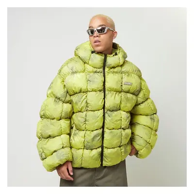 Téli dzeki Karl Kani Sport Patch Square Quilted Puffer Jacket Lime Green