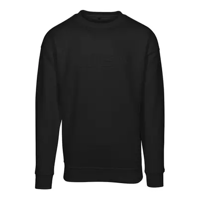 Mr. Tee Embossed NASA Worm Crewneck black