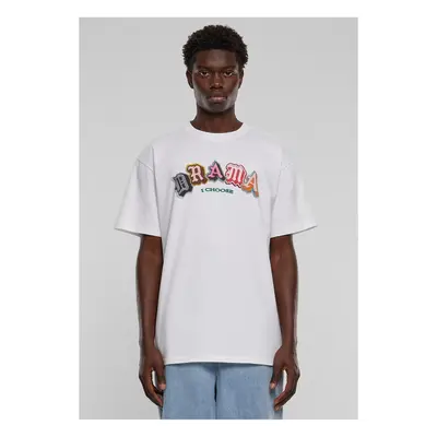 Mr. Tee Drama I choose Heavy Oversize Tee white