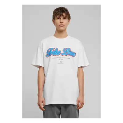 Mr. Tee F*ke L*ve Heavy Oversize Tee white