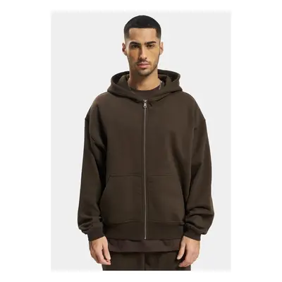 DEF Zip Hoody brown