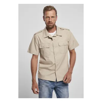 Brandit US Shirt Ripstop shortsleeve beige