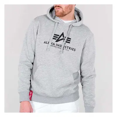 Férfi pulóver Alpha Industries Basic Hoody Grey