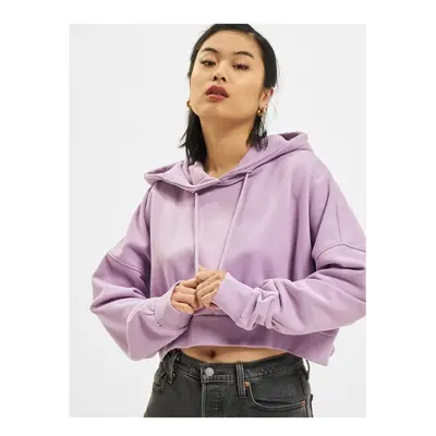 DEF Cropped Hoody purple