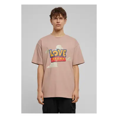 Mr. Tee Love Story Heavy Oversize Tee duskrose