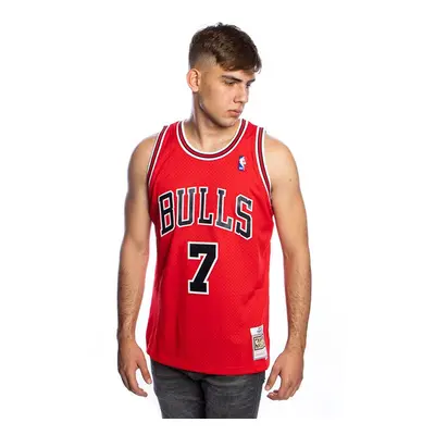 Mitchell & Ness Chicago Bulls #7 Toni Kukoc red / black Swingman Jersey