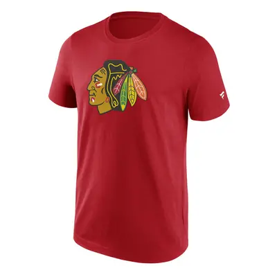 Fanatics Primary Logo Graphic Tee Chicago Blackhawks athletic red