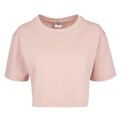 Póló Urban Classics Ladies Short Oversized Tee light rose