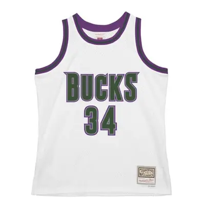 Mitchell & Ness Milwaukee Bucks #34 Ray Allen Swingman Jersey white