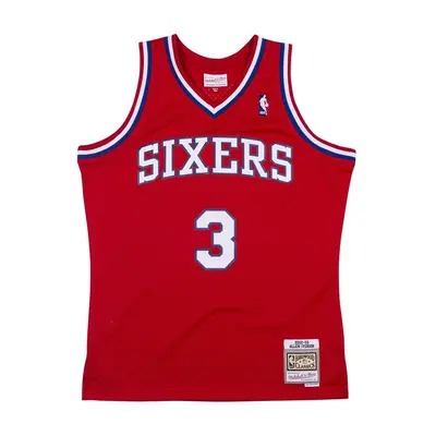 Mitchell & Ness Philadelphia 76ers #3 Allen Iverson red Swingman Jersey (19066)