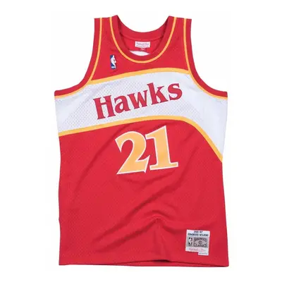 Mitchell & Ness Atlanta Hawks #21 Dominique Wilkins Swingman Jersey scarlet