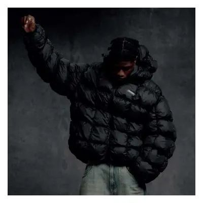 Téli dzeki Karl Kani Sport Patch Square Quilted Puffer Jacket Black