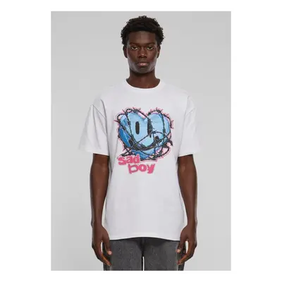 Mr. Tee Sad Boy Heavy Oversize Tee white