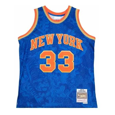 Mitchell & Ness New York Knicks #33 Patrick Ewing CNY 4.0 Swingman Jersey royal