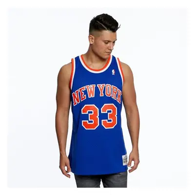 Mitchell & Ness New York Knicks #33 Patrick Ewing royal Swingman Jersey