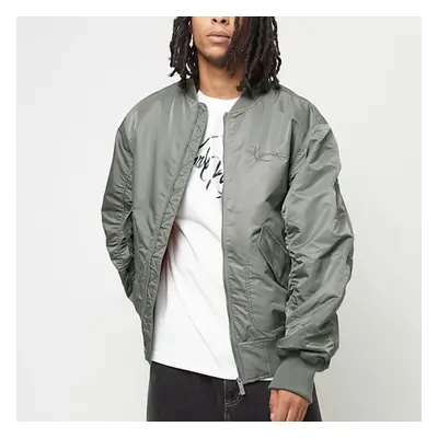 Karl Kani Small Signature Distressed Bomber Jacket anthracite