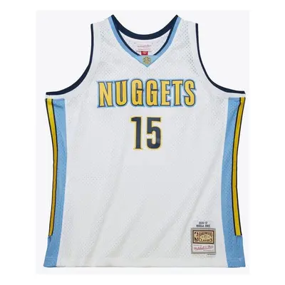 Mitchell & Ness Denver Nuggets #15 Nikola Jokic White Jersey white