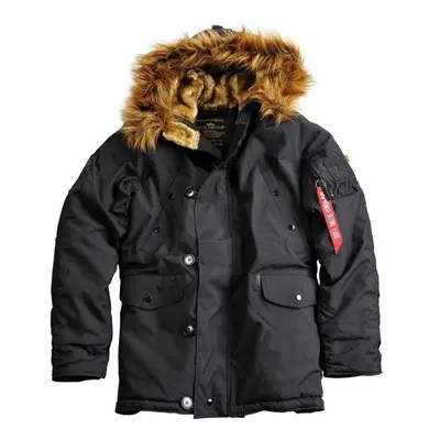 Téli kabát Alpha Industries Explorer Parka Jacket Black