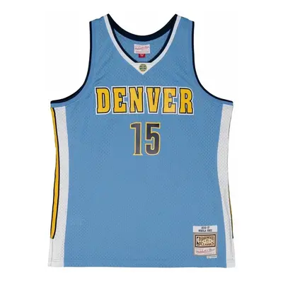 Mitchell & Ness Denver Nuggets #15 Nikola Jokic Swingman Road Jersey teal