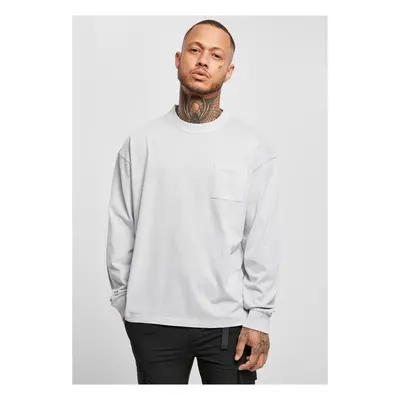 Urban Classics Pigment Dyed Pocket Longsleeve lightasphalt